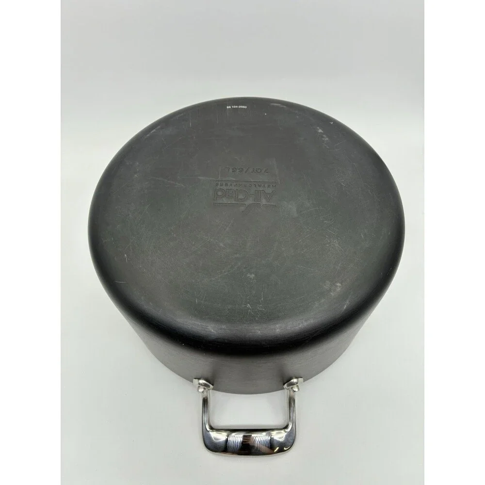 All-Clad Hard-Anodized Nonstick 7Qt/6.6L Soup Pot with Lid All Clad Metalcrafted